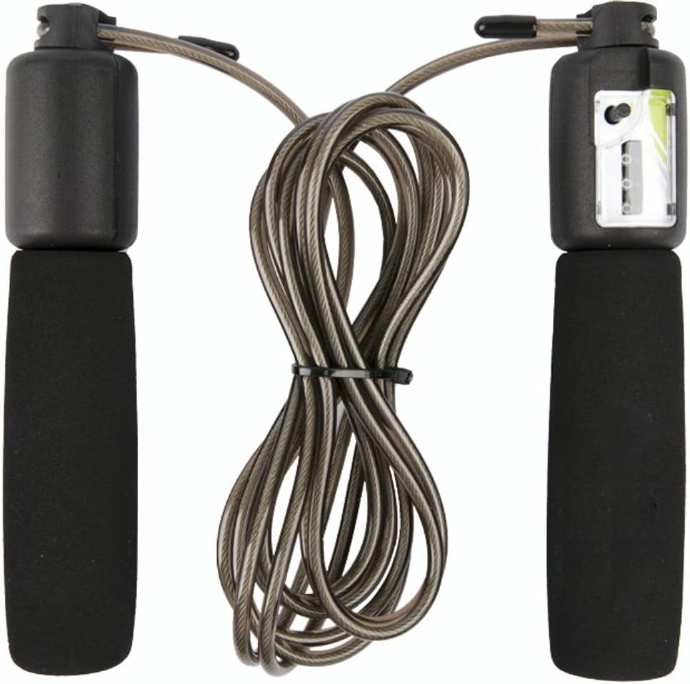 JUMPROPE WITH COUNTER AND FOAM HANDLE<BR>6529